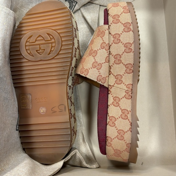 Gucci Beige Ruggine slides - Picture 3 of 7